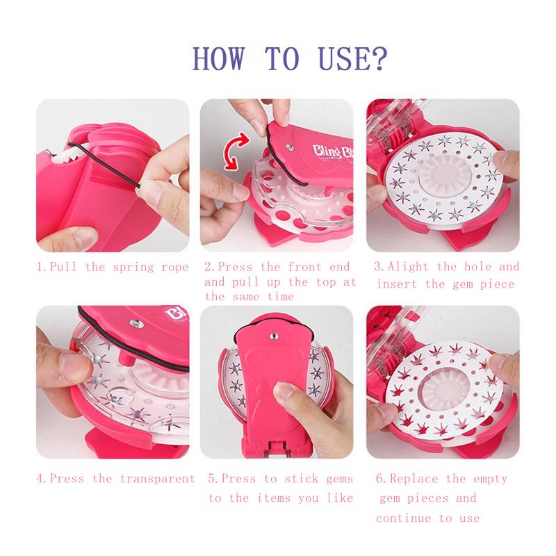 ✨ SparkleStyler™ | Instant Hair Gem Styling Tool